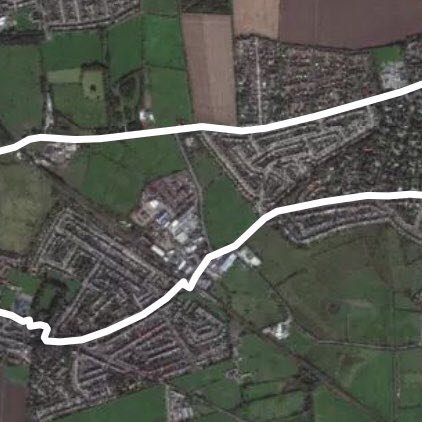 Cleadon walk walking route map in East Boldon