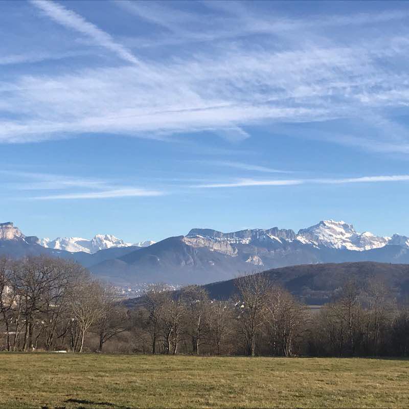 Sillingy loop mounted by lugy's path walking route map in Sillingy