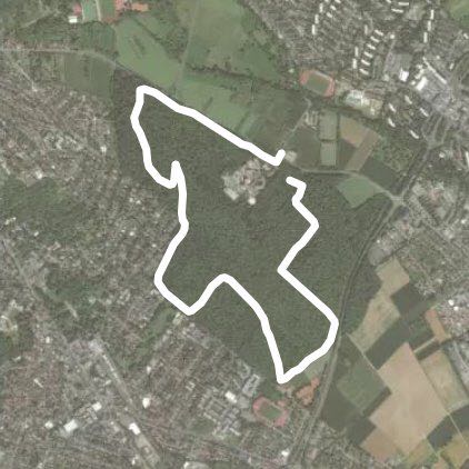 Bad Sodener Hospital Eichwald walking route map in Schwalbach am Taunus