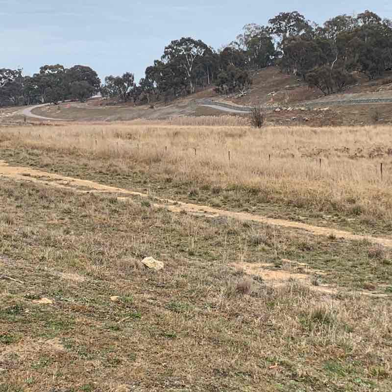 Bridge scales walking route map in Moncrieff