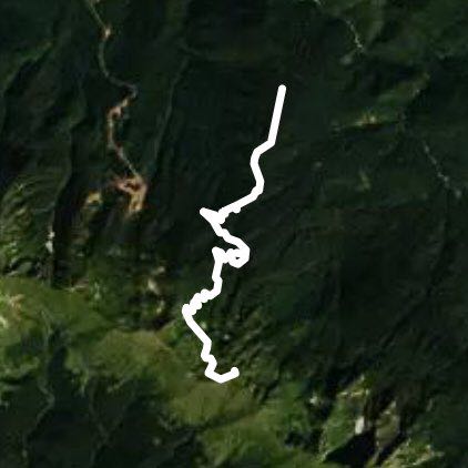 путь к Розе Пик от Олимпийской деревни