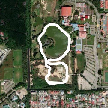 jogging track tasik likas