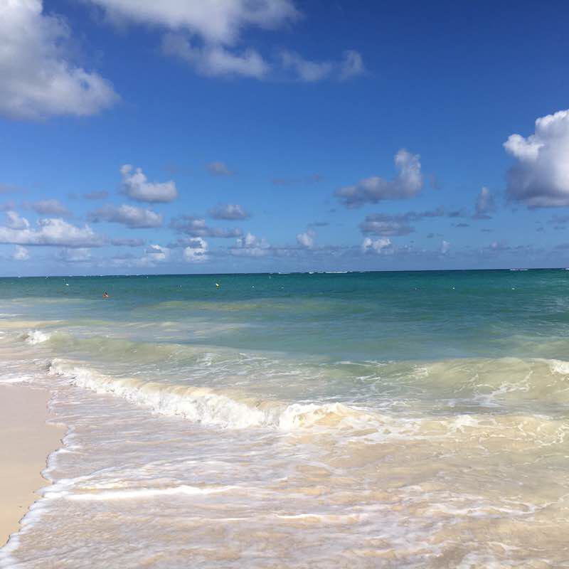 Dominican Coast walking route map in Punta Cana