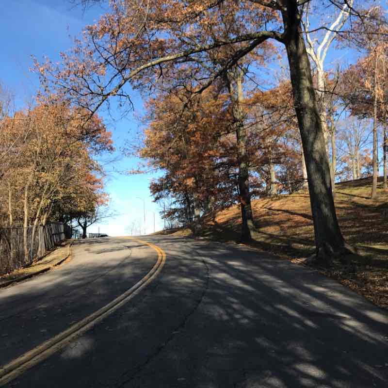 Pittsburgh Highland Park walking route map in Penn Hills