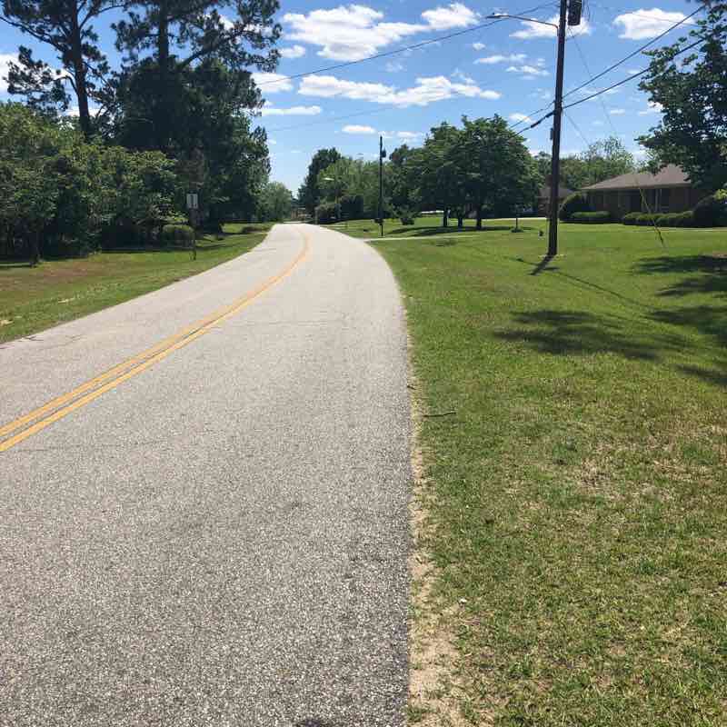 Leesburg  walking route map in Leesburg