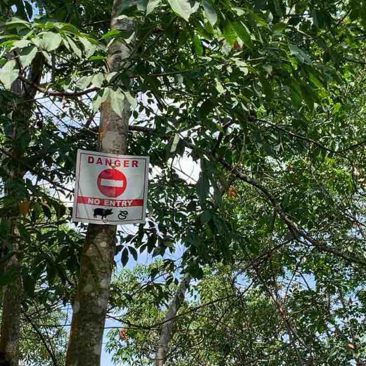 Bukit Melati Trail walking route map in Nilai