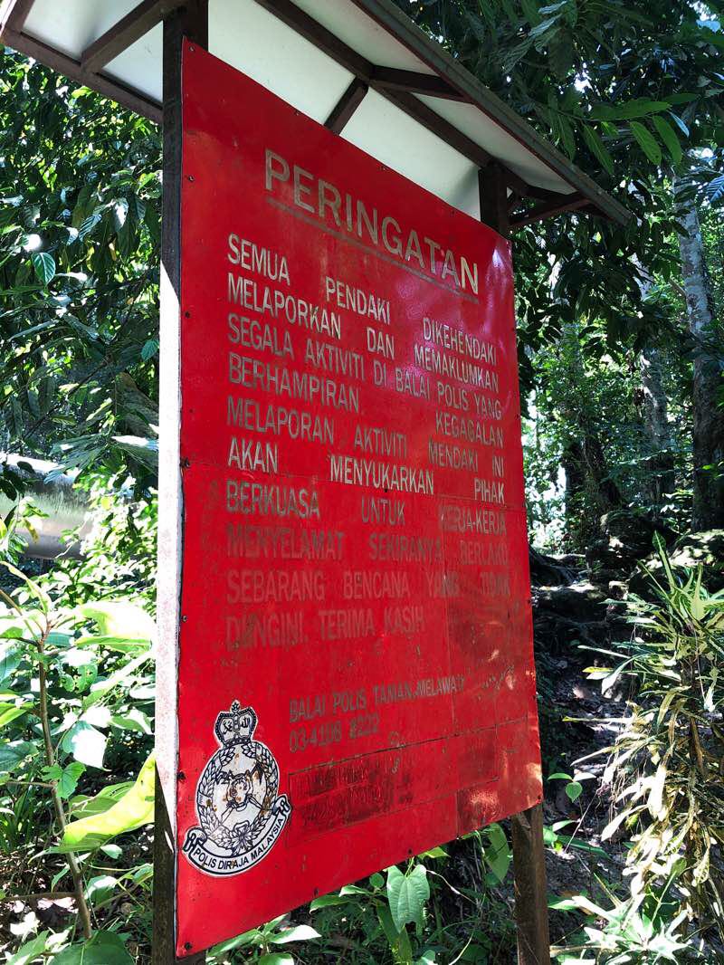 Tabur Hills East Trails Walk Gombak Selangor Malaysia Pacer