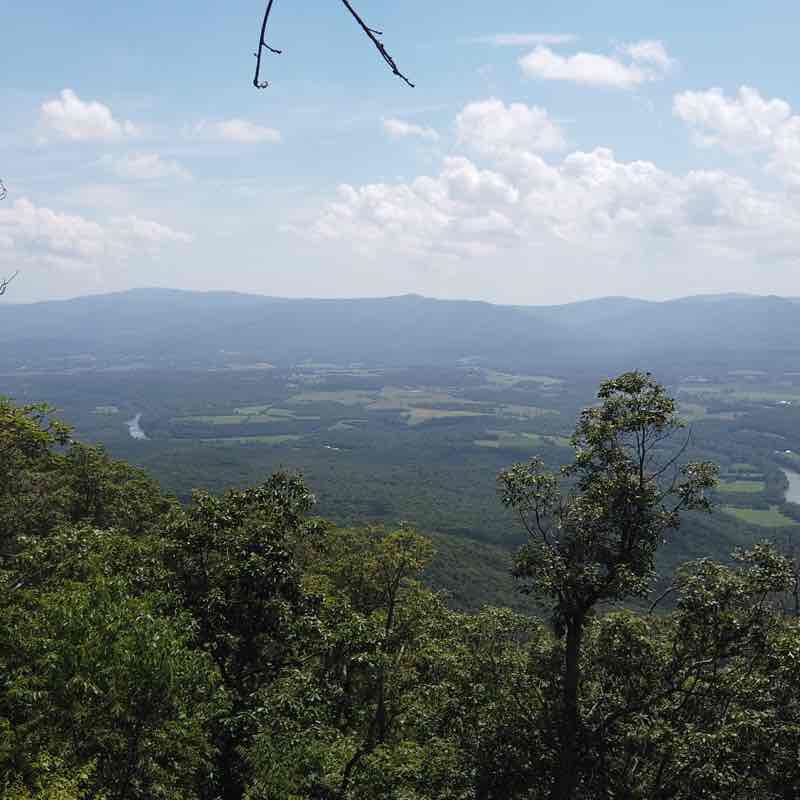 Kennedy Peak loop Walk Trail Luray, Virginia, USA Pacer
