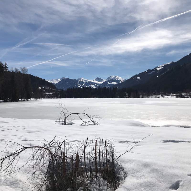 Schwarzsee tour walking route map in Kitzbühel
