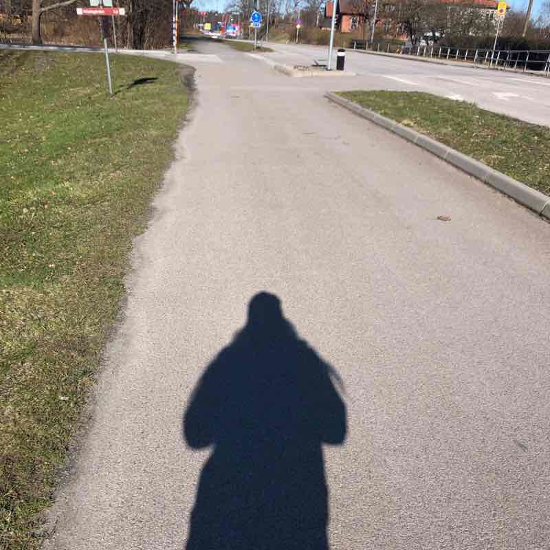 Karlskrona walking route map in Karlskrona