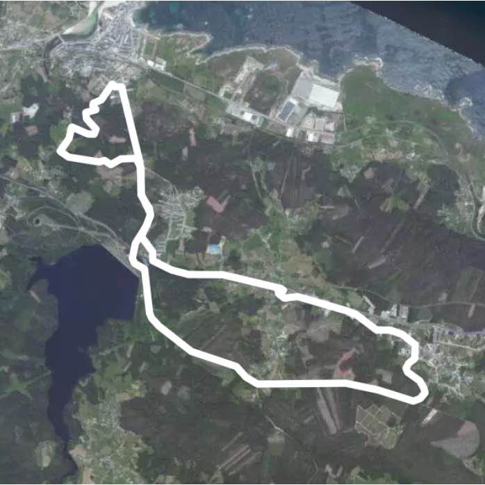 San Ciprian Deer walking route map in Cervo