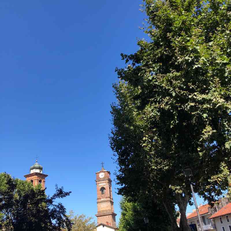 Passeg. con Giorgio ! molto caldo all’ombra 29º