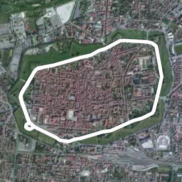 Mura urbane - Lucca Toscane Italia