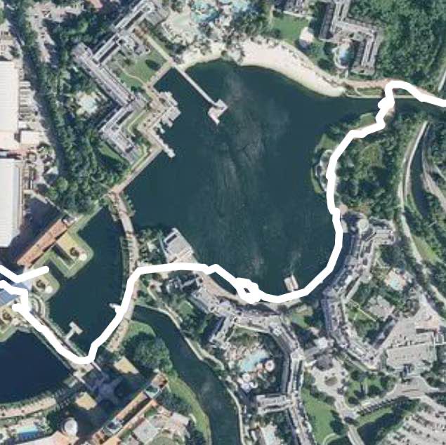 Swan/Dolphin resort to new Skyline at Epcot! Walk Trail Orlando