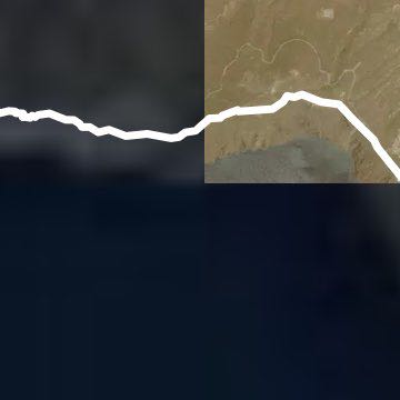 Of course walking route map in Οία