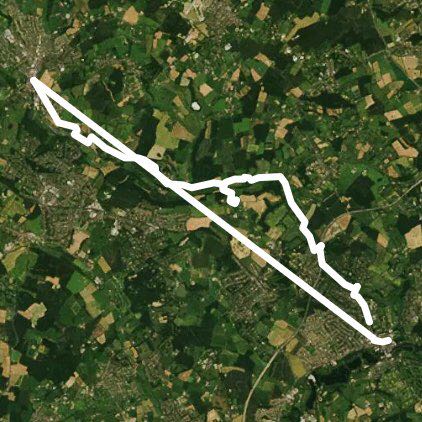 Chess Valley Walk walking route map in Croxley Green