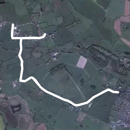 Eccleshall to Pershall and return.