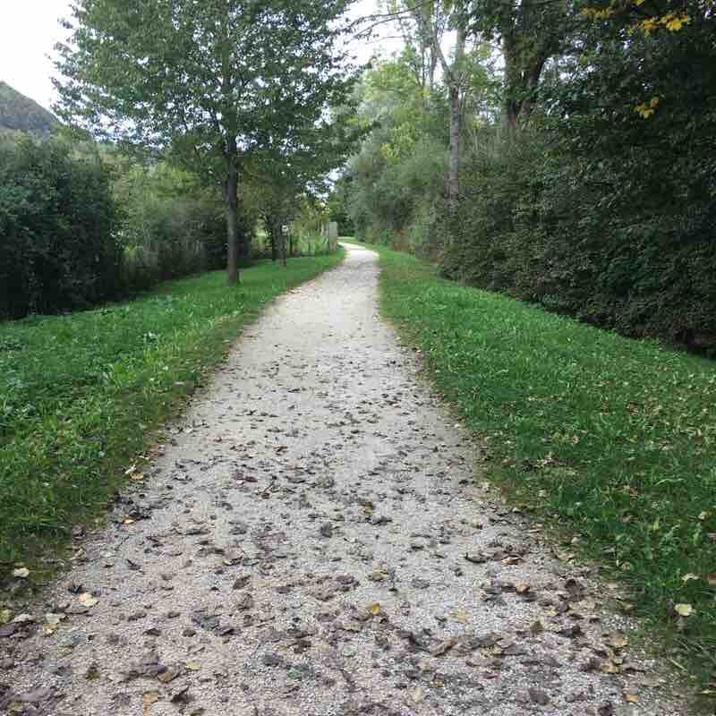 Fruit trail walking route map in Bad Ditzenbach