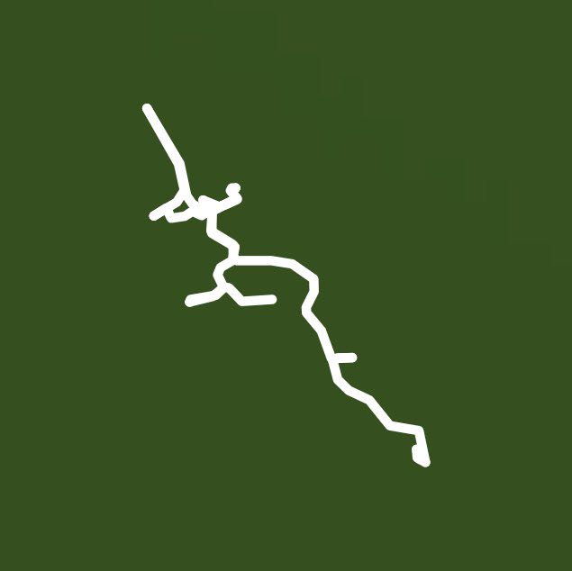 ( walking route map in Chapin