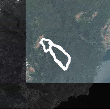 San Domenico walking route map in Acquaseria