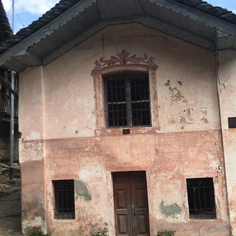 Scopello - Frasso - alpetto and return walking route map in Chioso