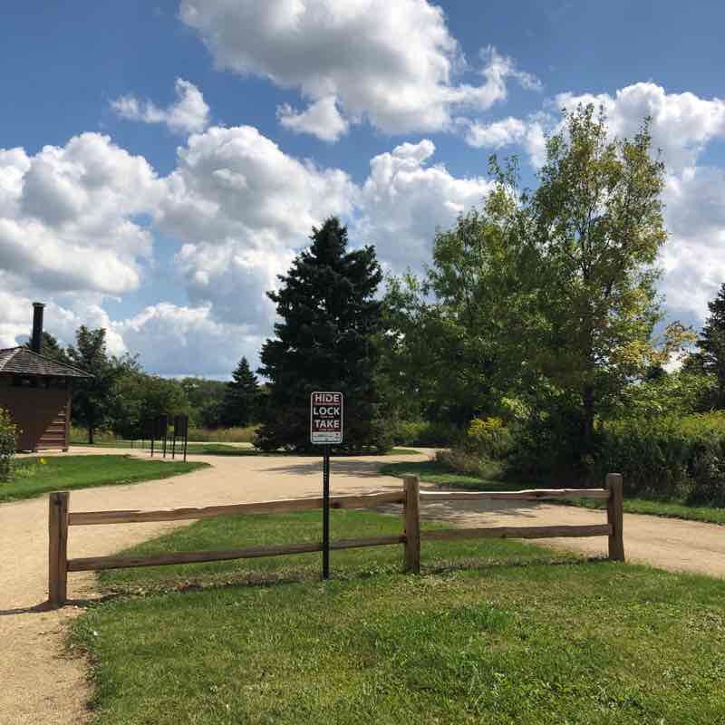 Raven Glen walking route map in Old Mill Creek