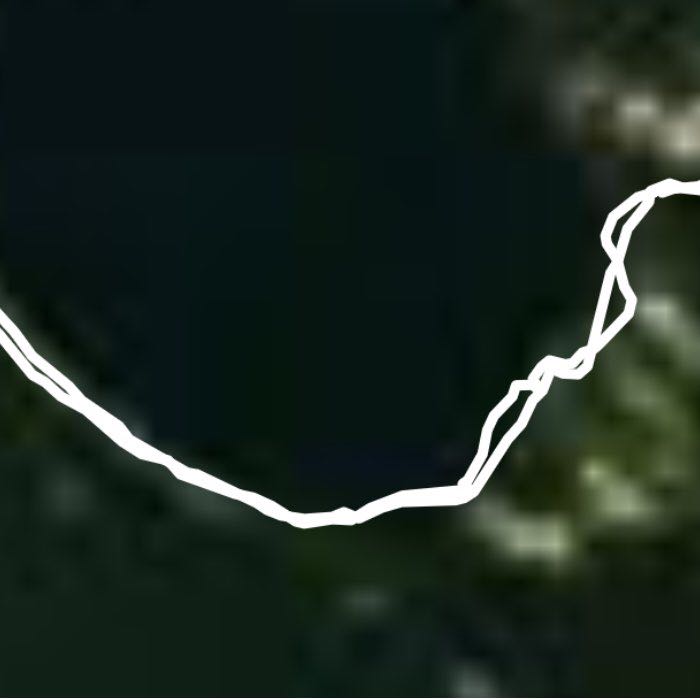 Devil lake walking route map in Merrimac