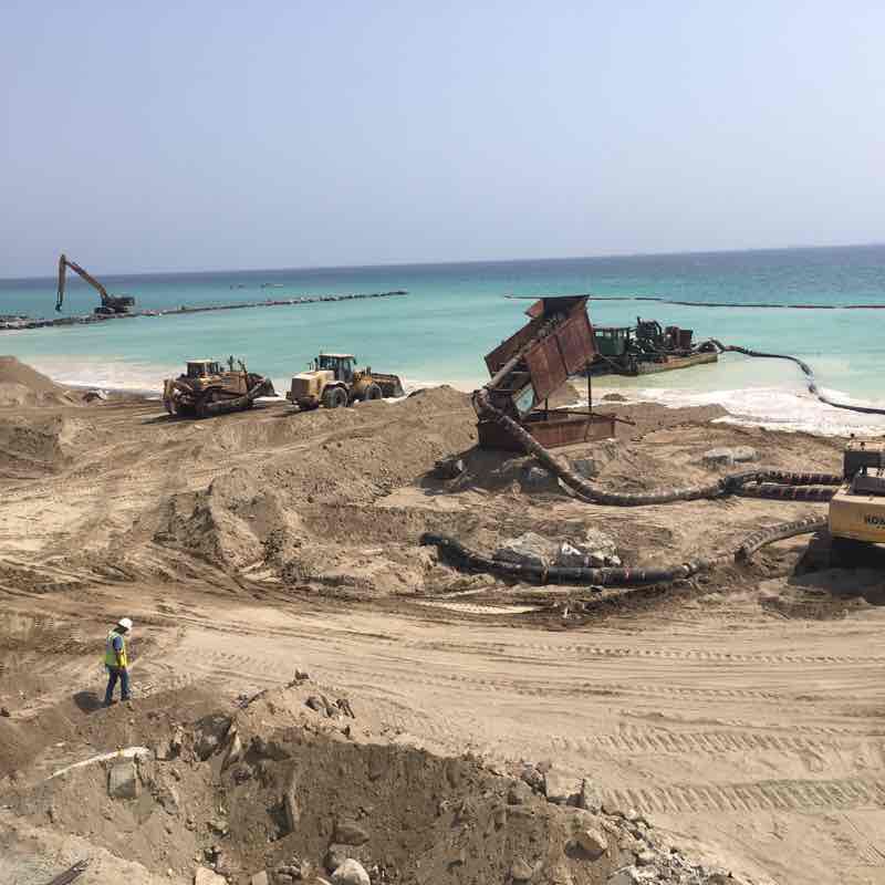 Mosque walking route map in Fujairah