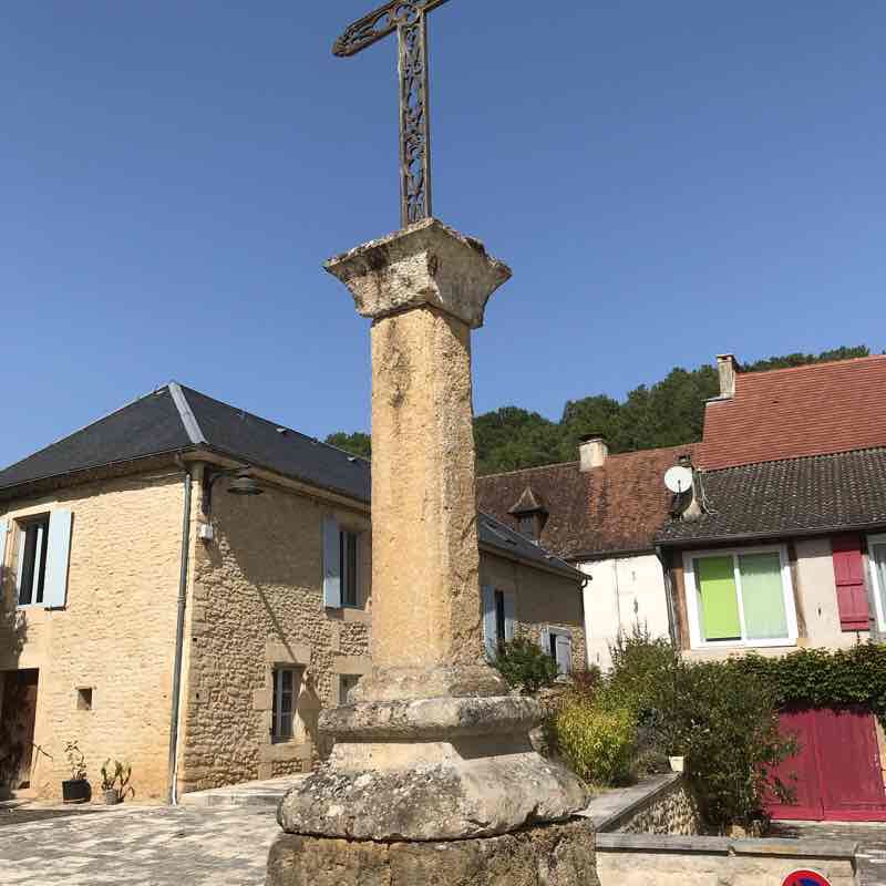 Loop around Auriac walking route map in Auriac-du-Périgord