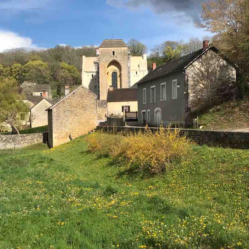 St Amand-Coly Loop walking route map in Coly-Saint-Amand