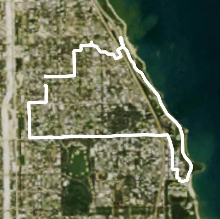 Bronzeville Lake Shore Trail Cycling Chicago, Illinois, USA Pacer