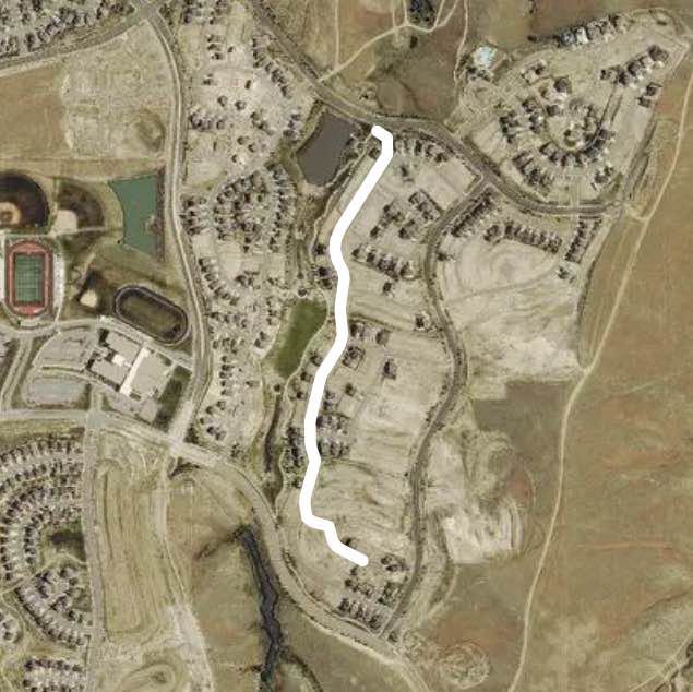 Anchor point walk walking route map in Watkins