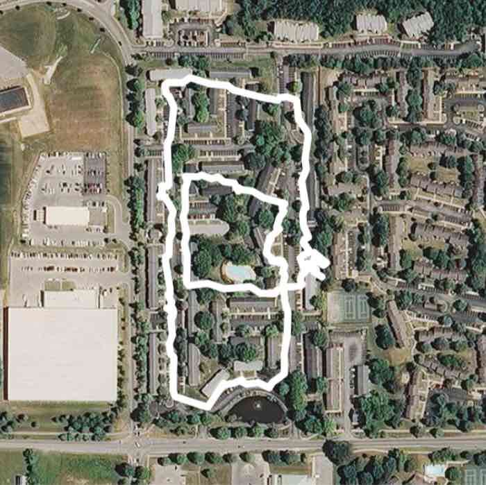 Sidewalks Within Fountain Park