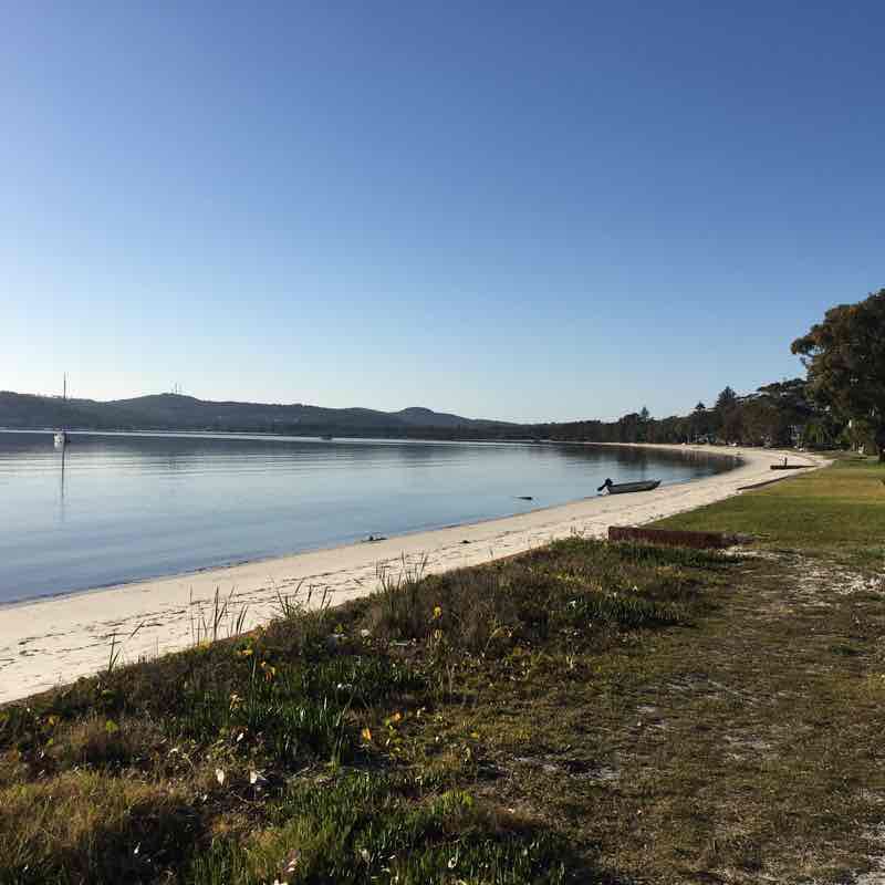 Salamander walking route map in Salamander Bay