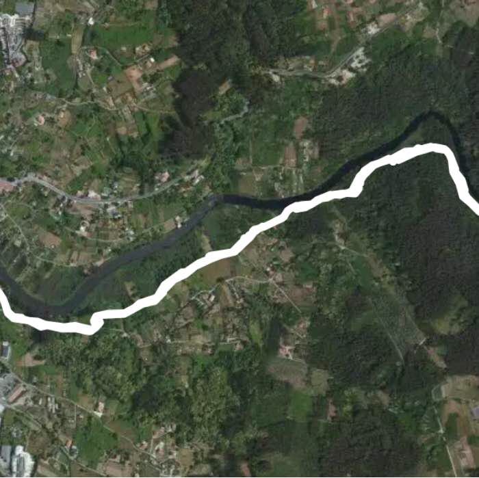 Campo Os Caneiros, Betanzos walking route map in Betanzos