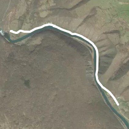 J walking route map in Ćukovi