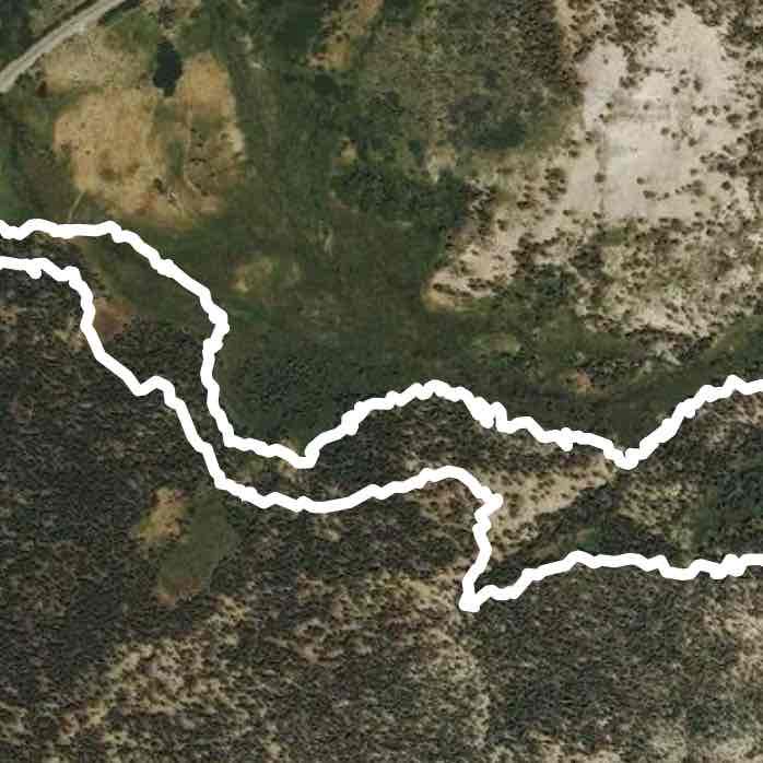 Tahoe Meadows Trail walking route map in New Washoe City