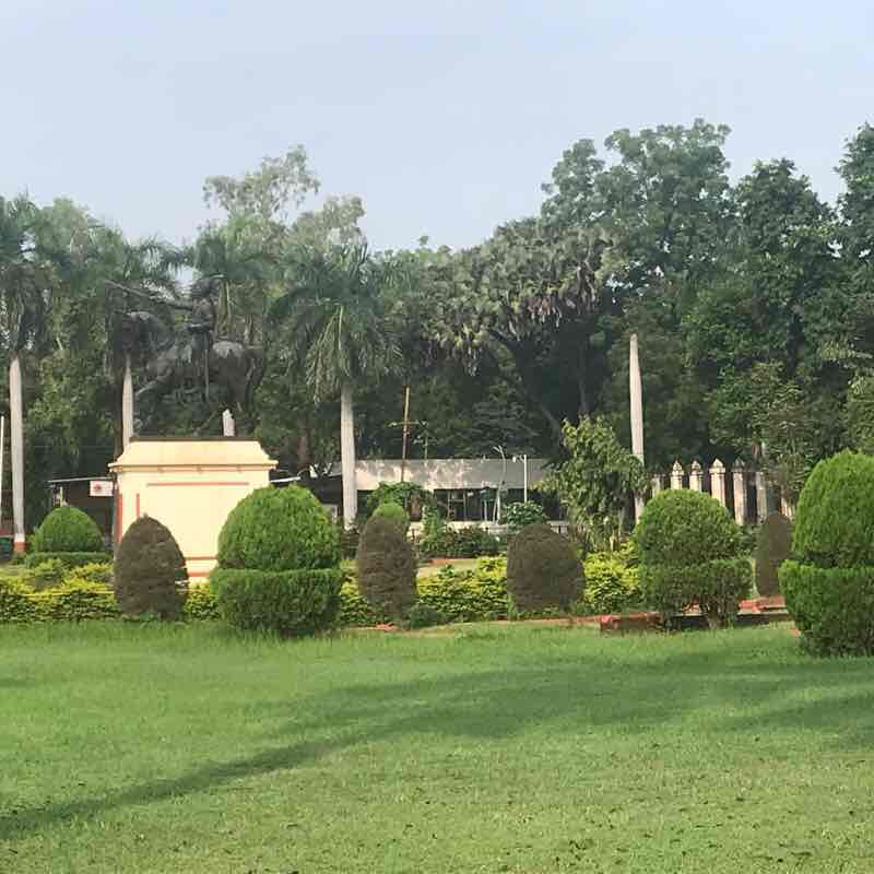 Kamathi baug walking route map in Vadodara