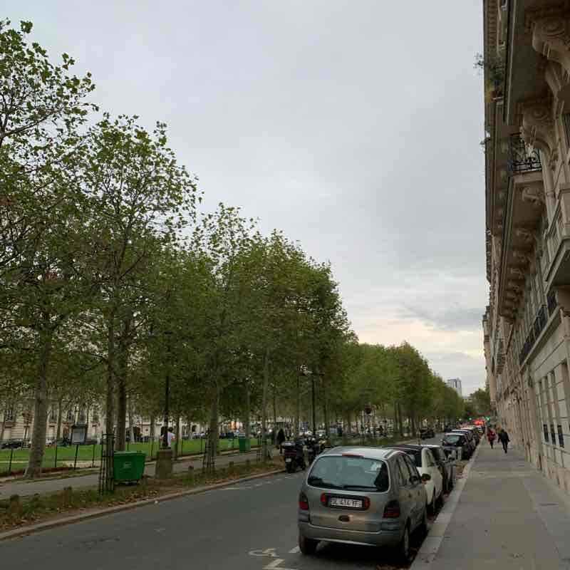 Defense - Paris Pasteur walking route map in Neuilly-sur-Seine