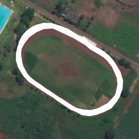 Sports Huilangos walking route map in Peñuela