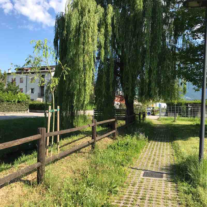 Walk along the Brenta and surroundings walking route map in Rosà