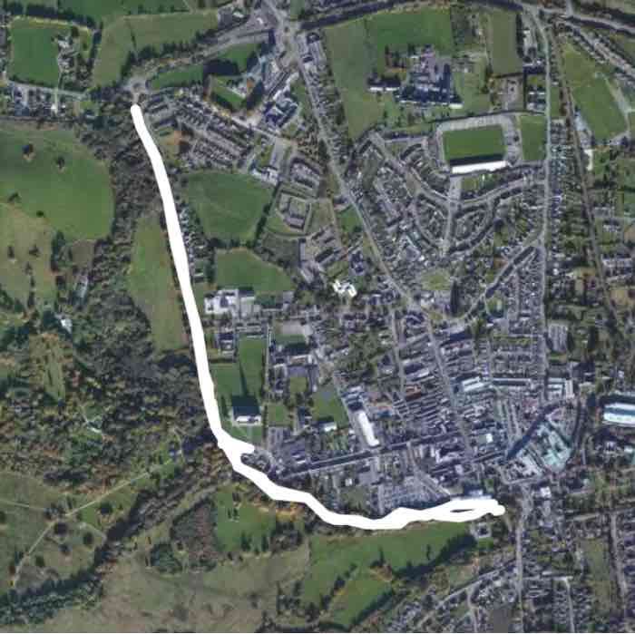 killarney national park's sidewalk,Ireland