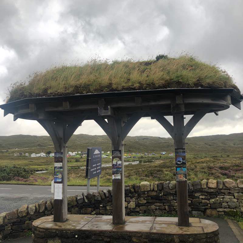 Strong wind in a walk, Sligachan, Skye, Scotland walking route map in Sligachan