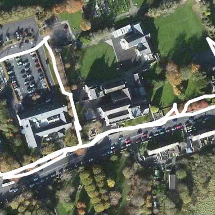 Cottages in Main St. of Adare, Ireland