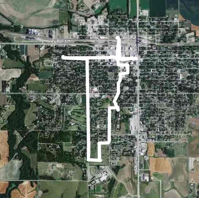 pokemon gym walk Trail Concordia, Kansas, USA Pacer