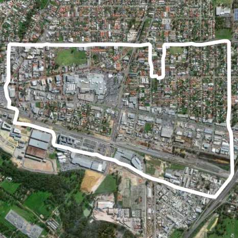 Weekly Midland Route walking route map in Midland
