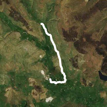 Kettlewell walking route map in Kettlewell