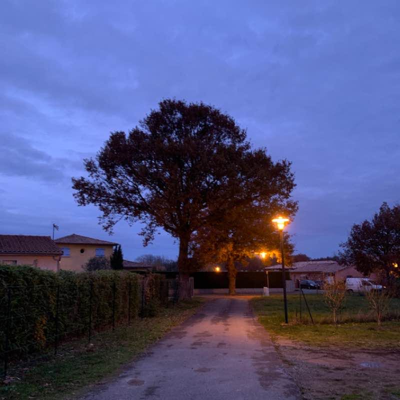 Carlaret walking route map in La Bastide-de-Lordat