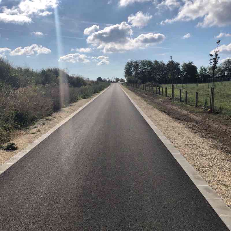 Veszprem County walking route map in Veszprém