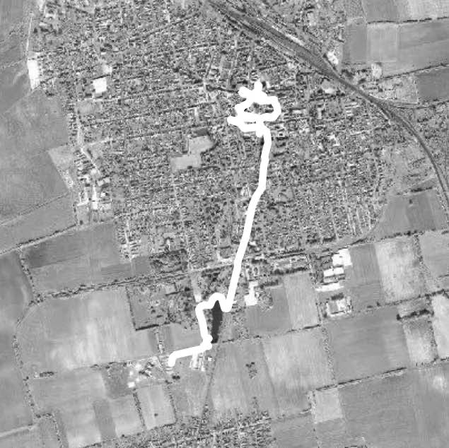 Celldömölk walking route map in Celldömölk